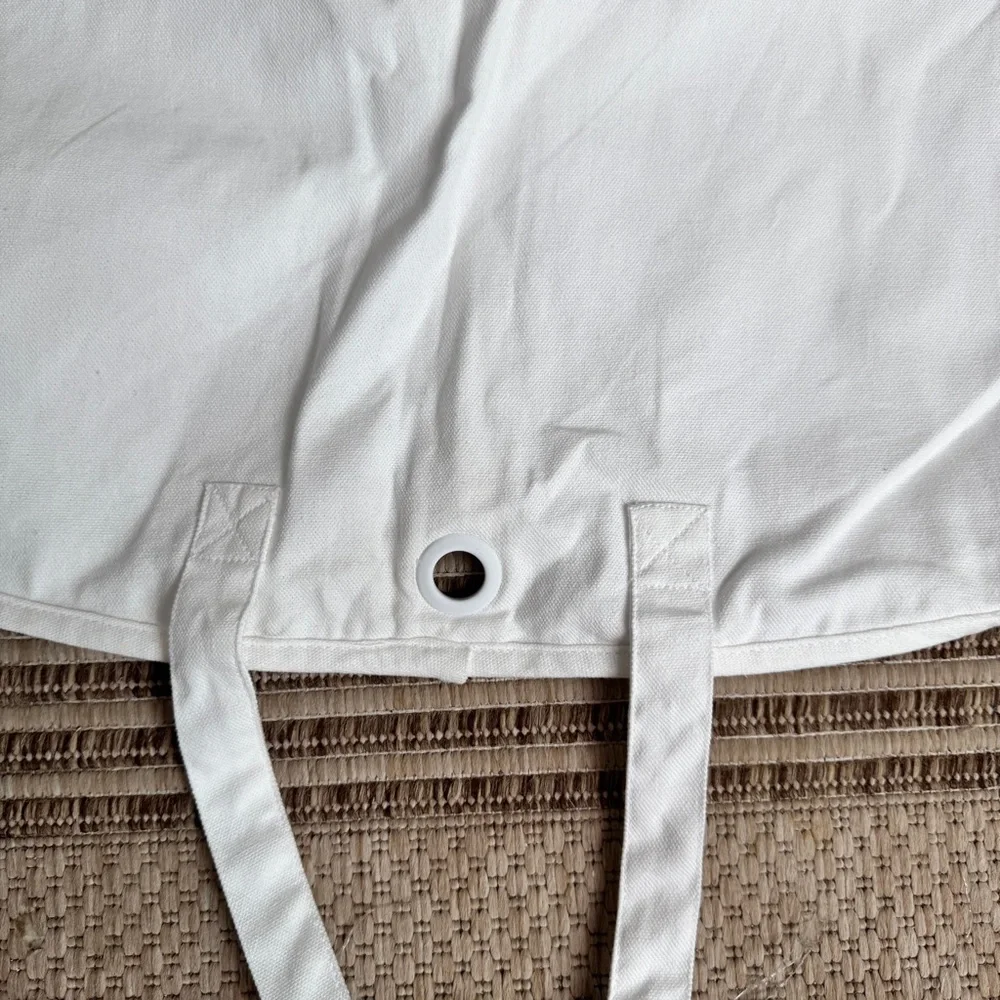 Gucci White Garment Bag Huge Zip Snap Fold Handles